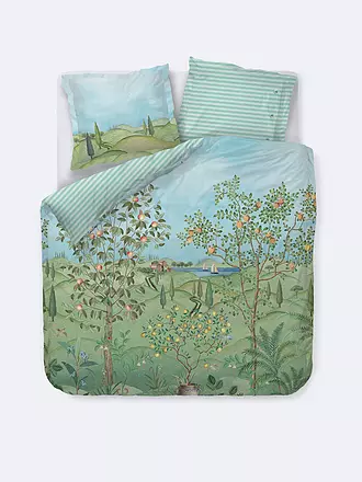 PIP STUDIO | Percalle Biancheria da letto LA CAMPAGNA 2x 70x90cm/200x200cm Verde | 
